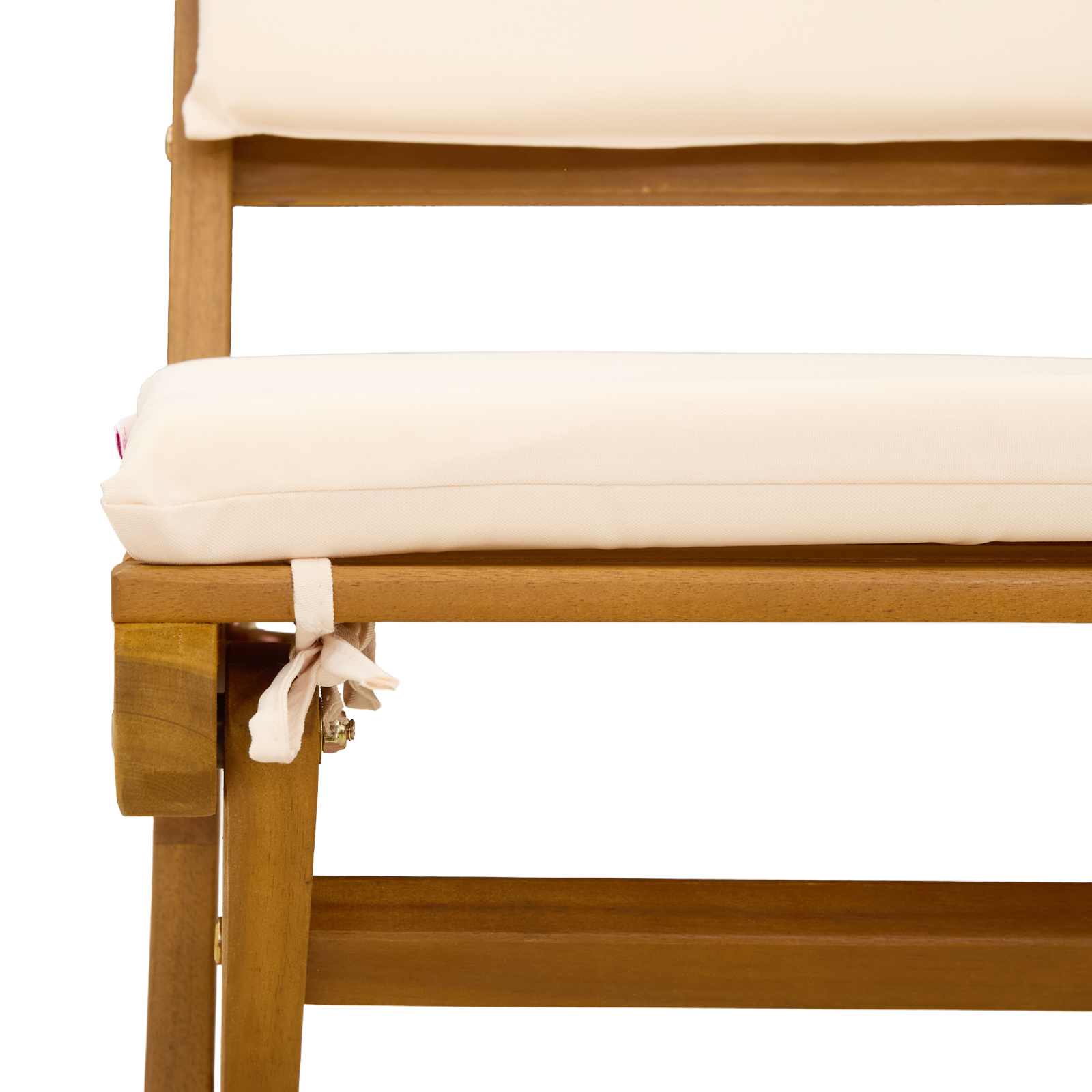 Sedie Bistro da Giardino 2 pcs Bianco Crema 38 x 46 x 85 cm | homemem39