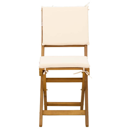 Sedie Bistro da Giardino 2 pcs Bianco Crema 38 x 46 x 85 cm | homemem39