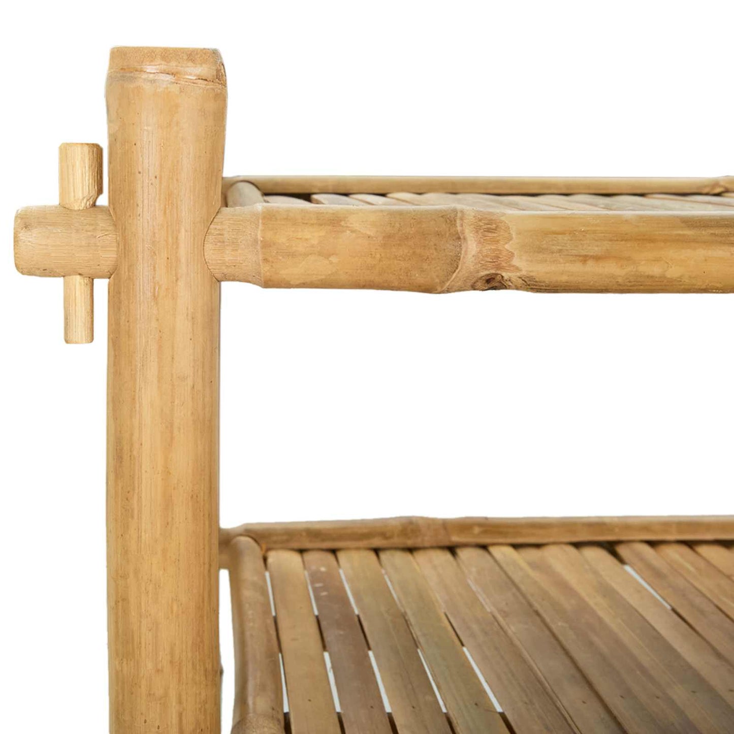 Scarpiera con lo scaffale Naturale 4 ripiani Bambù | homemem39