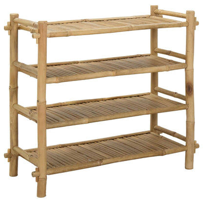 Scarpiera con lo scaffale Naturale 4 ripiani Bambù | homemem39