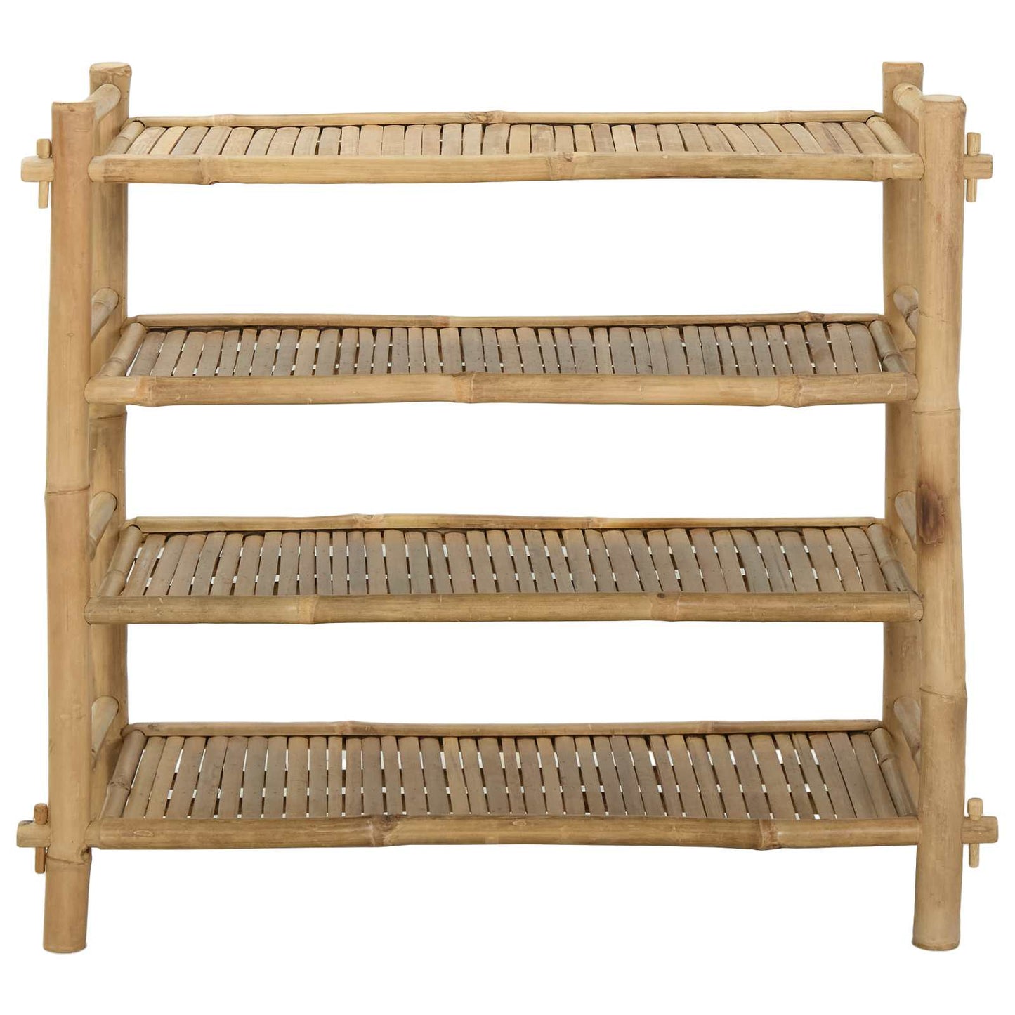 Scarpiera con lo scaffale Naturale 4 ripiani Bambù | homemem39
