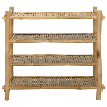 Scarpiera con lo scaffale Naturale 4 ripiani Bambù | homemem39