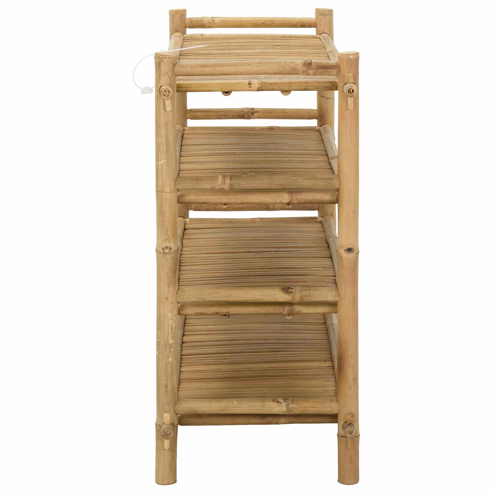 Scarpiera con lo scaffale Naturale 4 ripiani Bambù | homemem39