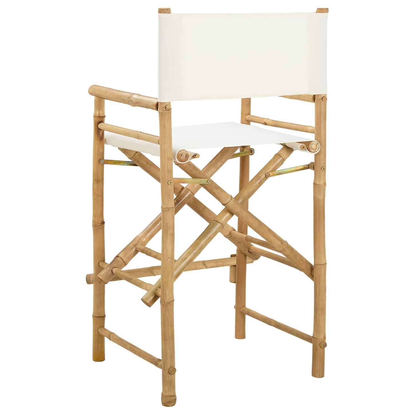 Sedia Direttore Pieghevole 2 pcs Naturale 58 x 48 x 115 cm | homemem39