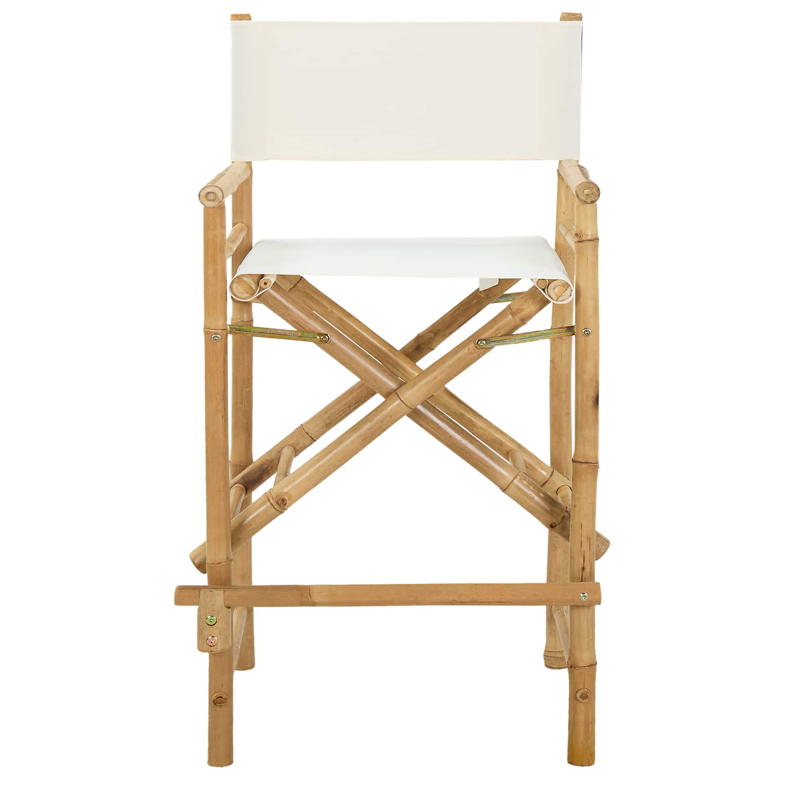 Sedia Direttore Pieghevole 2 pcs Naturale 58 x 48 x 115 cm | homemem39