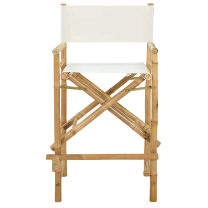 Sedia Direttore Pieghevole 2 pcs Naturale 58 x 48 x 115 cm | homemem39