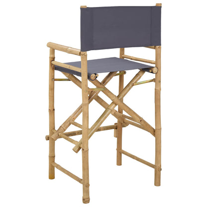 Sedia Direttore Pieghevole 2 pcs Naturale 58 x 48 x 115 cm | homemem39