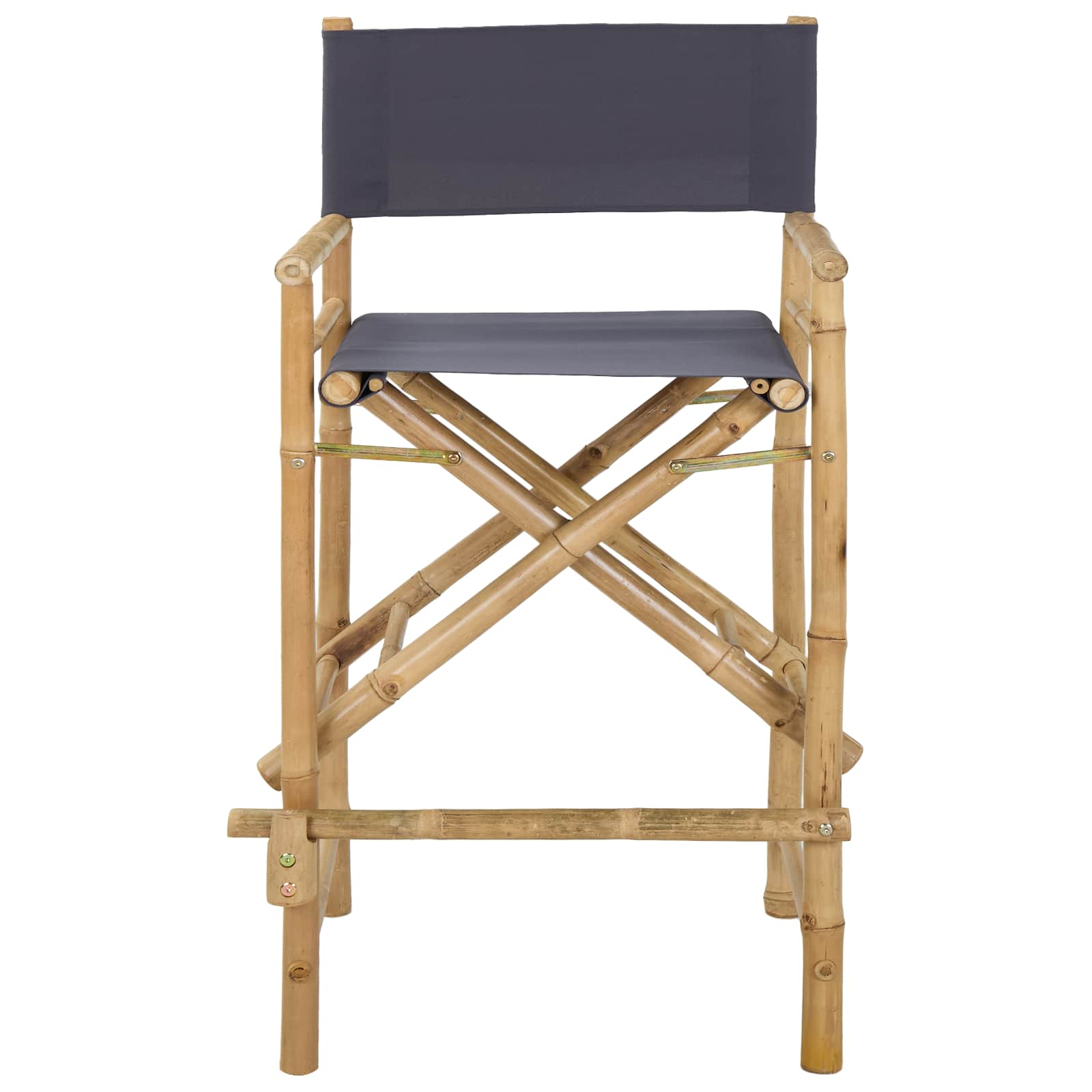 Sedia Direttore Pieghevole 2 pcs Naturale 58 x 48 x 115 cm | homemem39