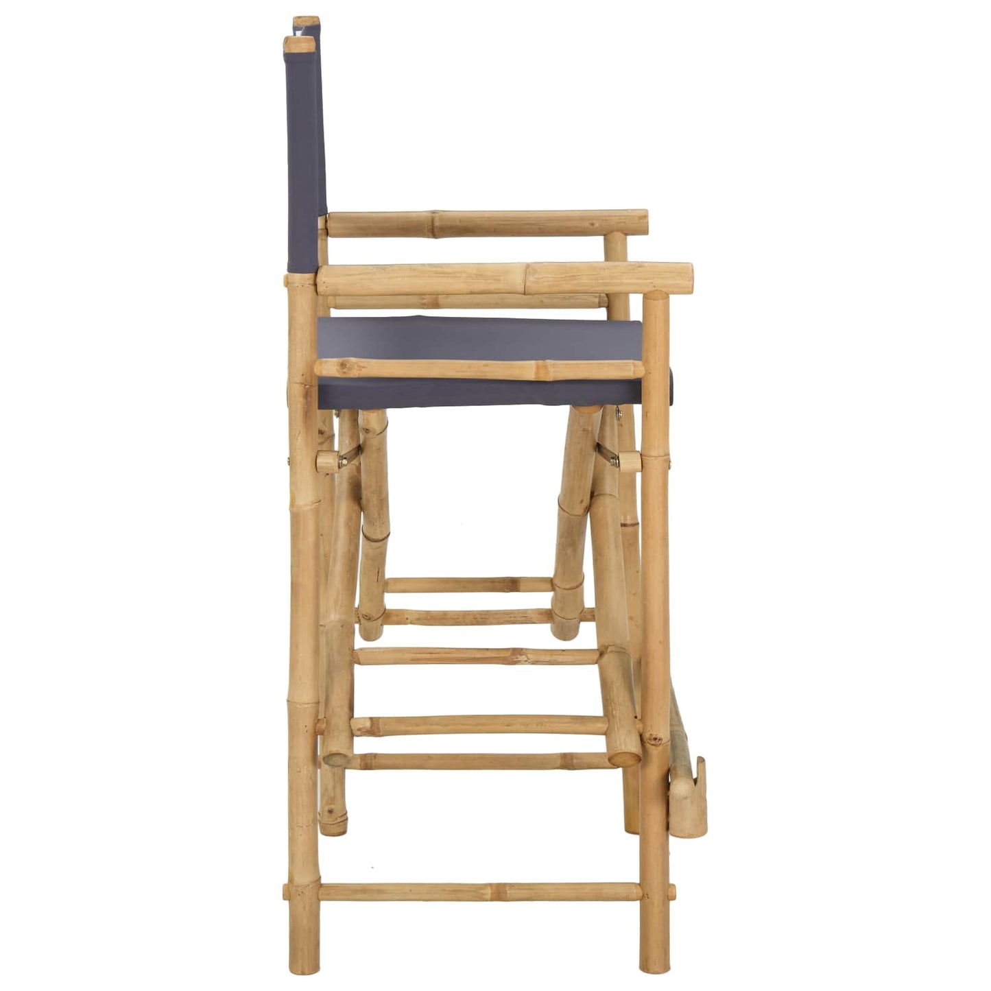 Sedia Direttore Pieghevole 2 pcs Naturale 58 x 48 x 115 cm | homemem39