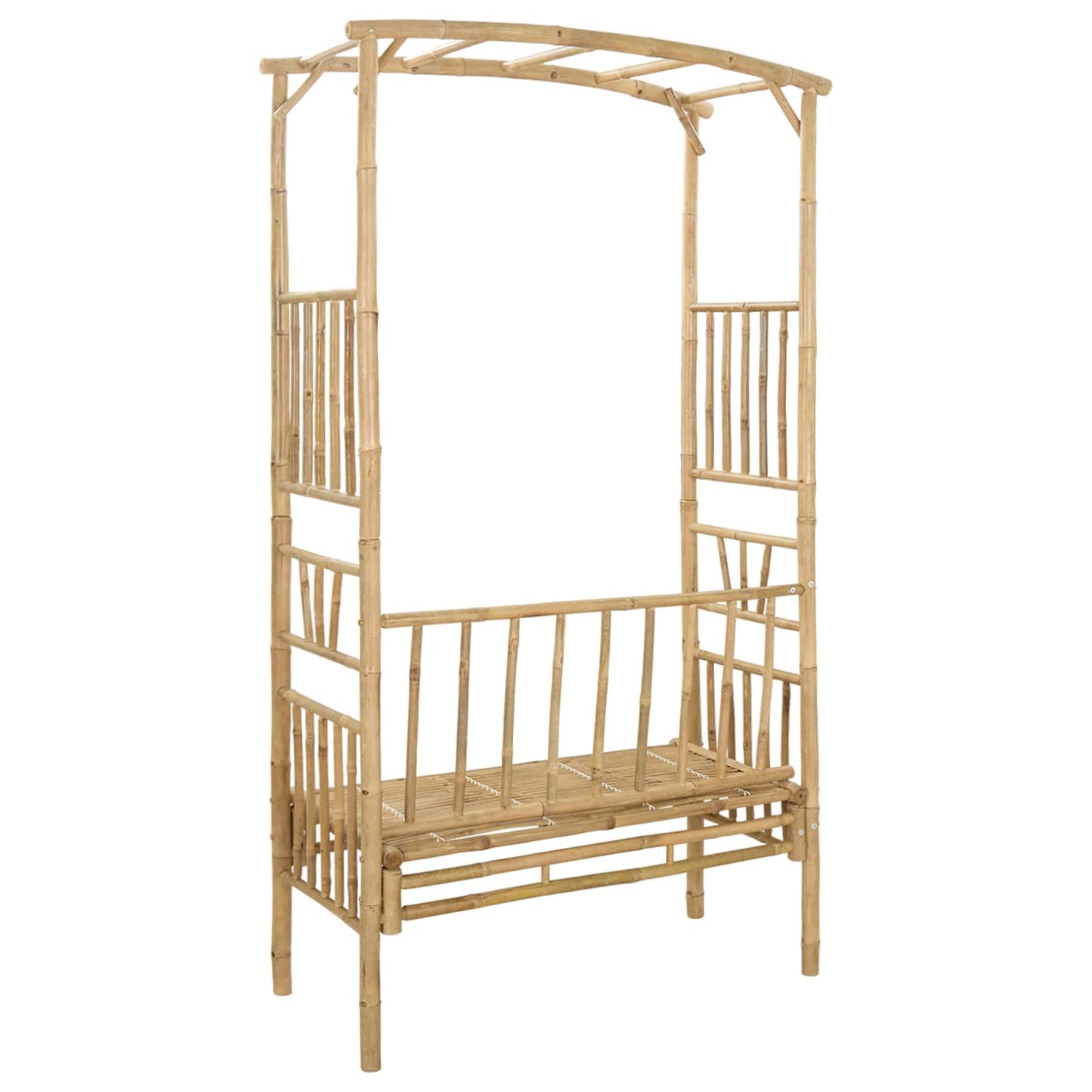 Arco da Giardino con Panchina 115 x 50 x 205 cm Bambù | homemem39