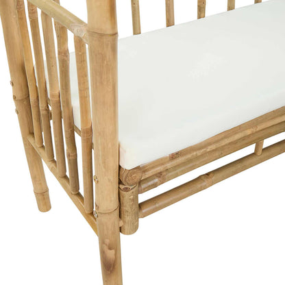 Arco da Giardino con Panchina Bianco Crema 115 x 50 x 205 cm | homemem39
