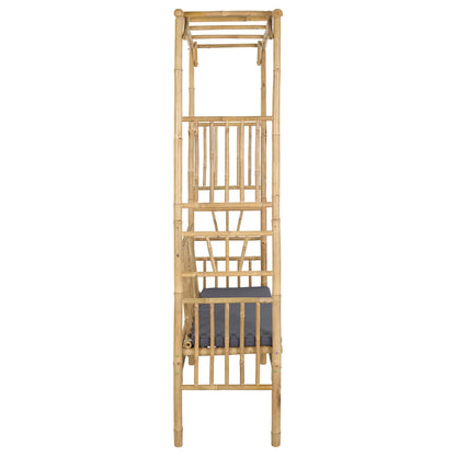 Arco da Giardino con Panchina Grigio Scuro 115 x 50 x 205 cm | homemem39