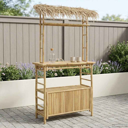 Tavolo da bar da esterno Naturale 110 x 50 x 209 cm Bambù | homemem39