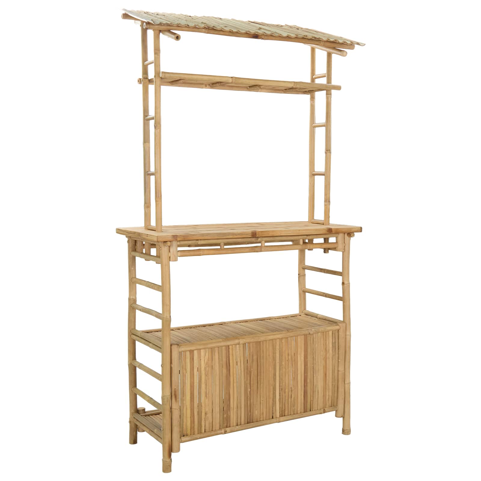 Tavolo da bar da esterno Naturale 110 x 50 x 210 cm Bambù | homemem39