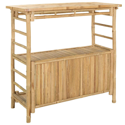 Tavolo da bar da esterno Naturale 110 x 50 x 105 cm Bambù | homemem39