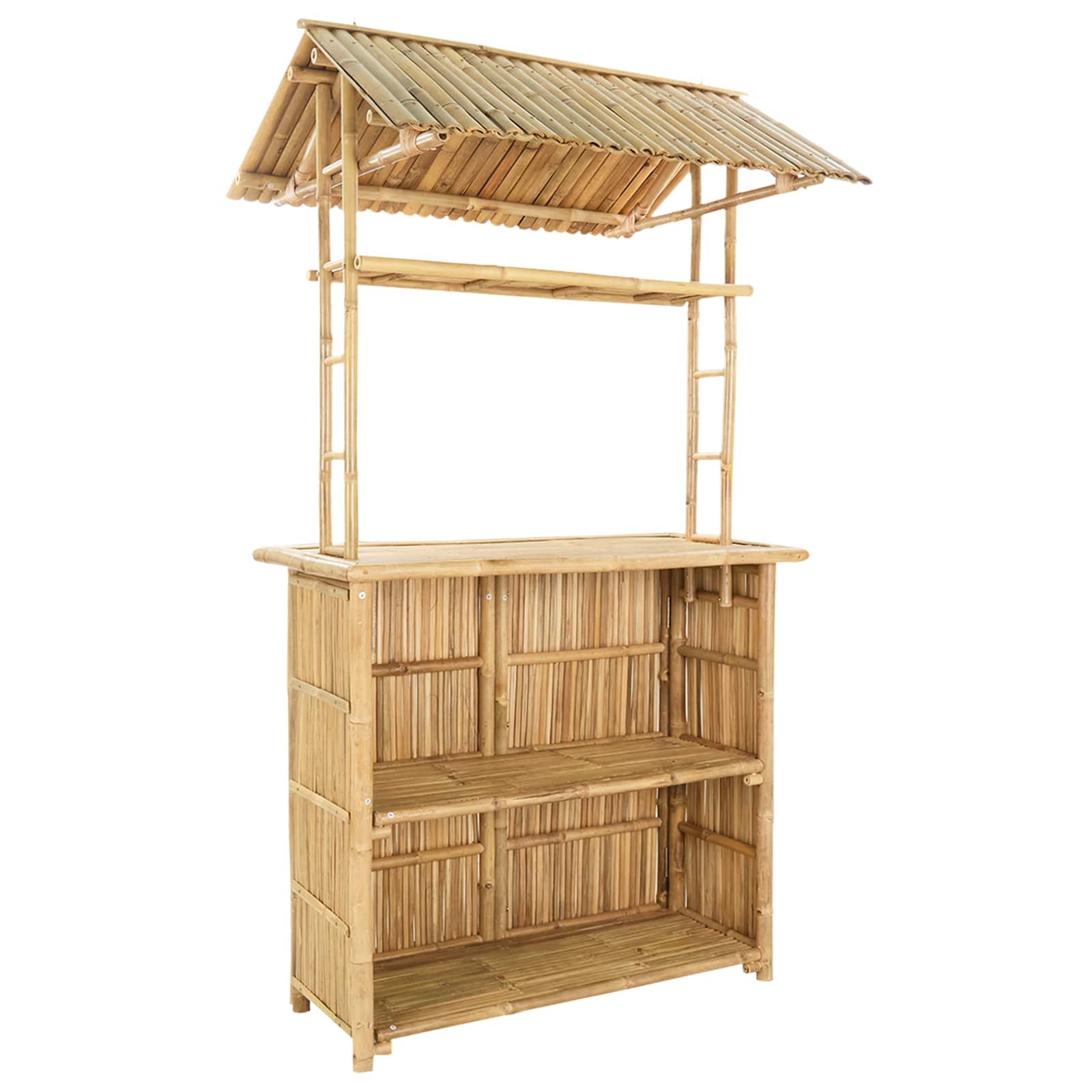 Tavolo da bar da esterno Naturale 115 x 95 x 214 cm Bambù | homemem39