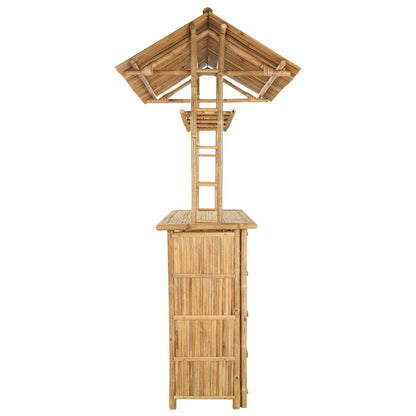 Tavolo da bar da esterno Naturale 115 x 95 x 214 cm Bambù | homemem39