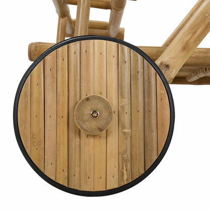 Carrello da servizio con ruote Naturale 79 x 67,5 x 84 cm Bambù | homemem39