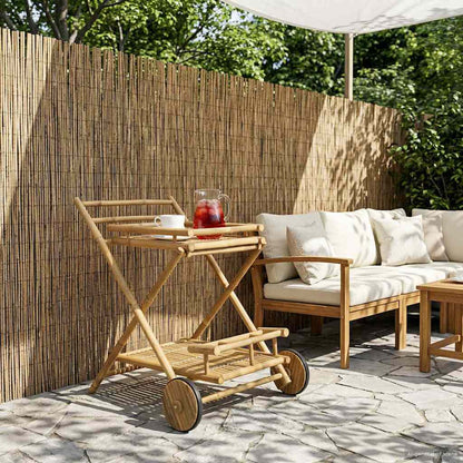 Carrello da servizio con ruote Naturale 79 x 67,5 x 84 cm Bambù | homemem39