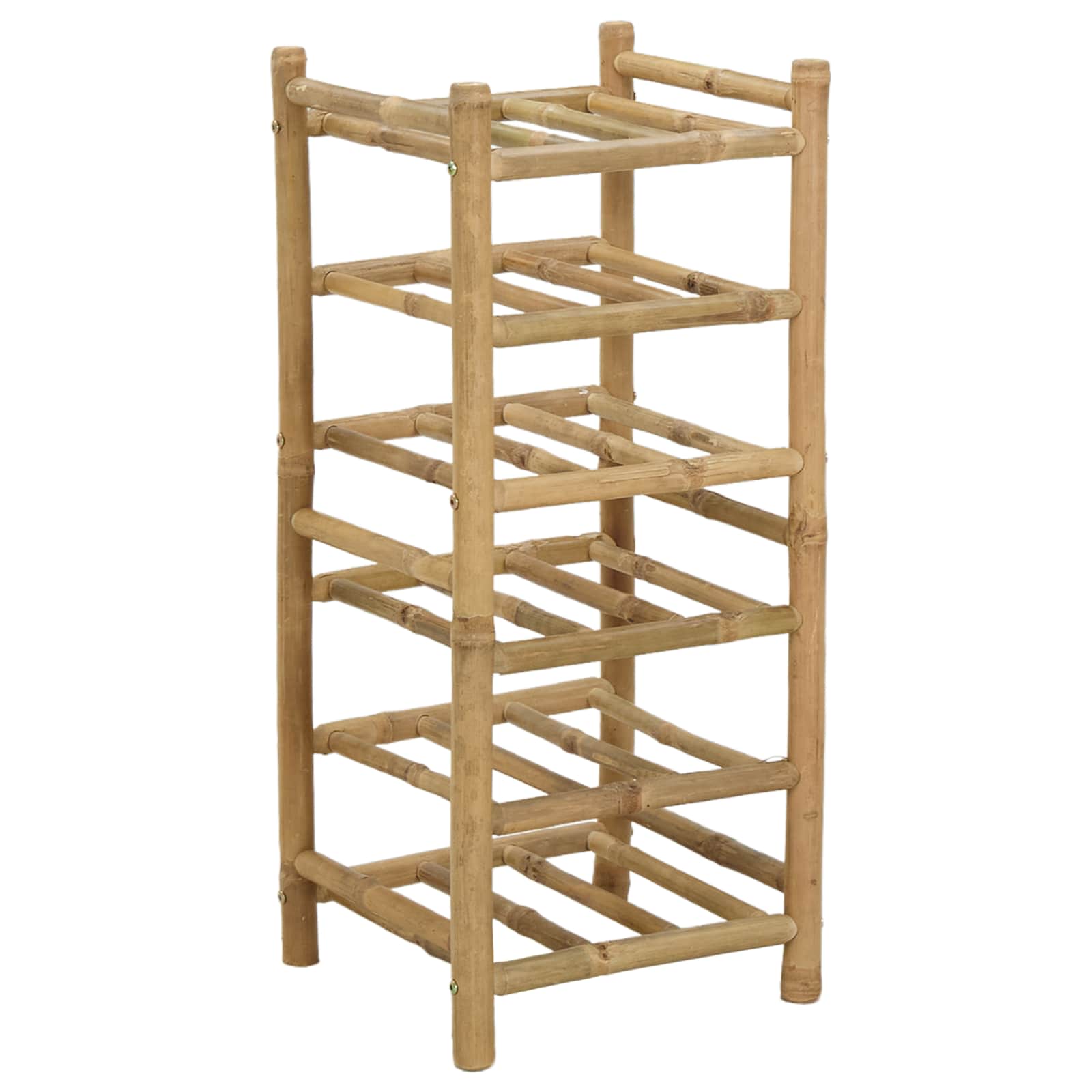 Portabottiglie Naturale 32,5 x 29,5 x 72 cm Bambù | homemem39