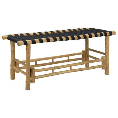 Panchina da giardino Naturale 110 x 38 x 40 cm Bambù | homemem39