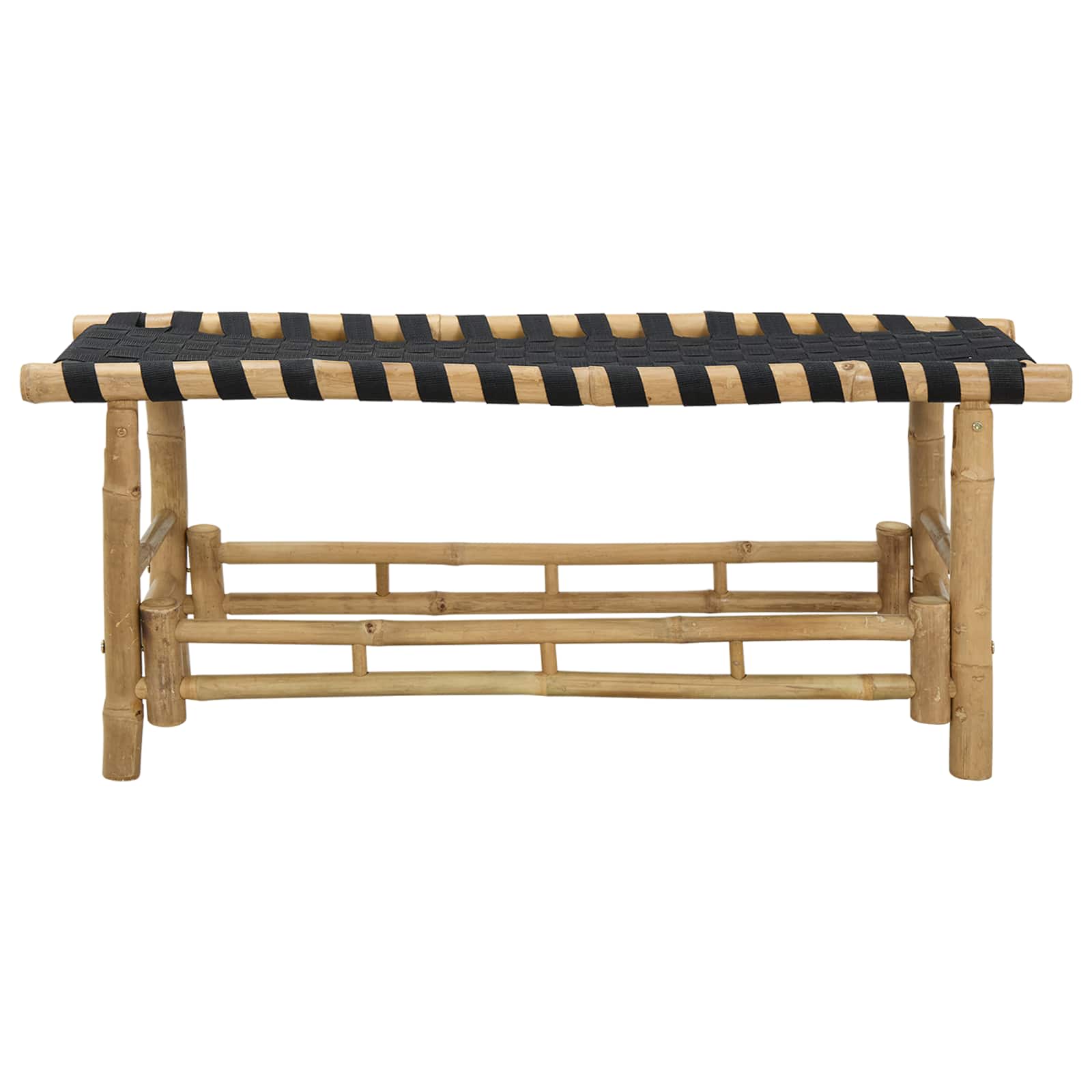 Panchina da giardino Naturale 110 x 38 x 40 cm Bambù | homemem39