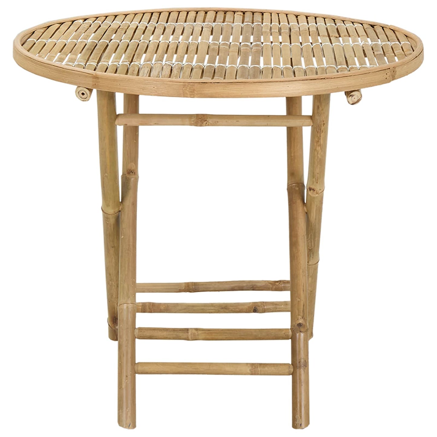 Tavolo da Giardino Naturale 80 x 70 cm Bambù | homemem39