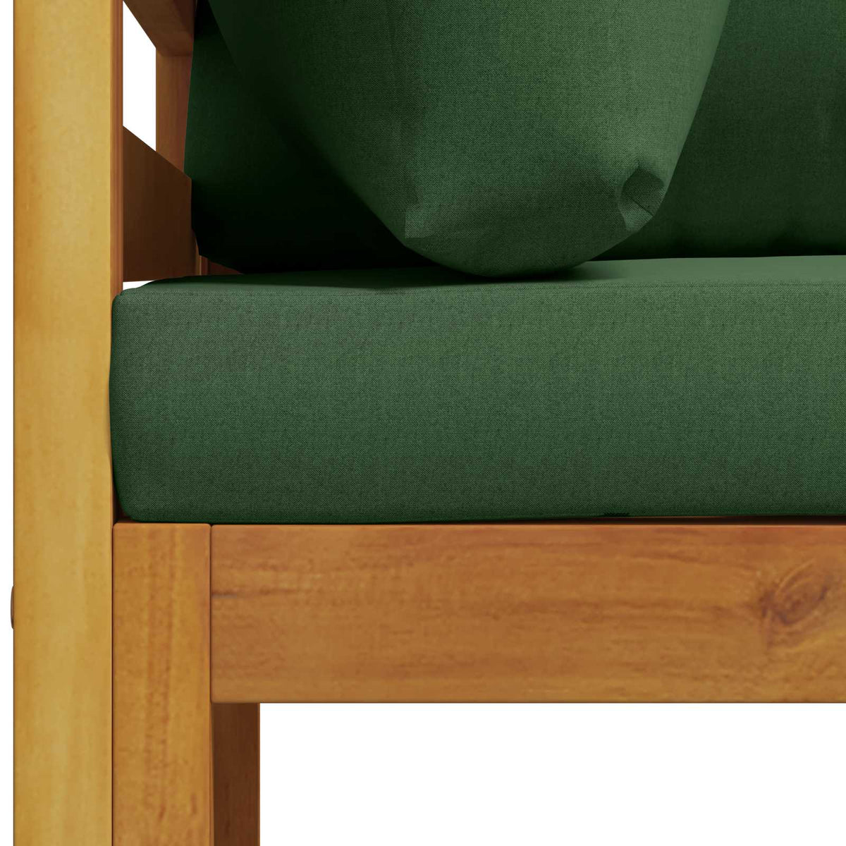 Set di divani 4 pz Naturale Legno di Acacia Massello