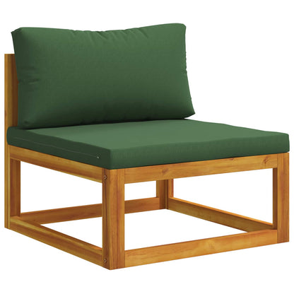 Set di divani 4 pz Naturale Legno di Acacia Massello