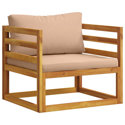 Set di divani 7 pz Naturale Legno di Acacia Massello | homemem39