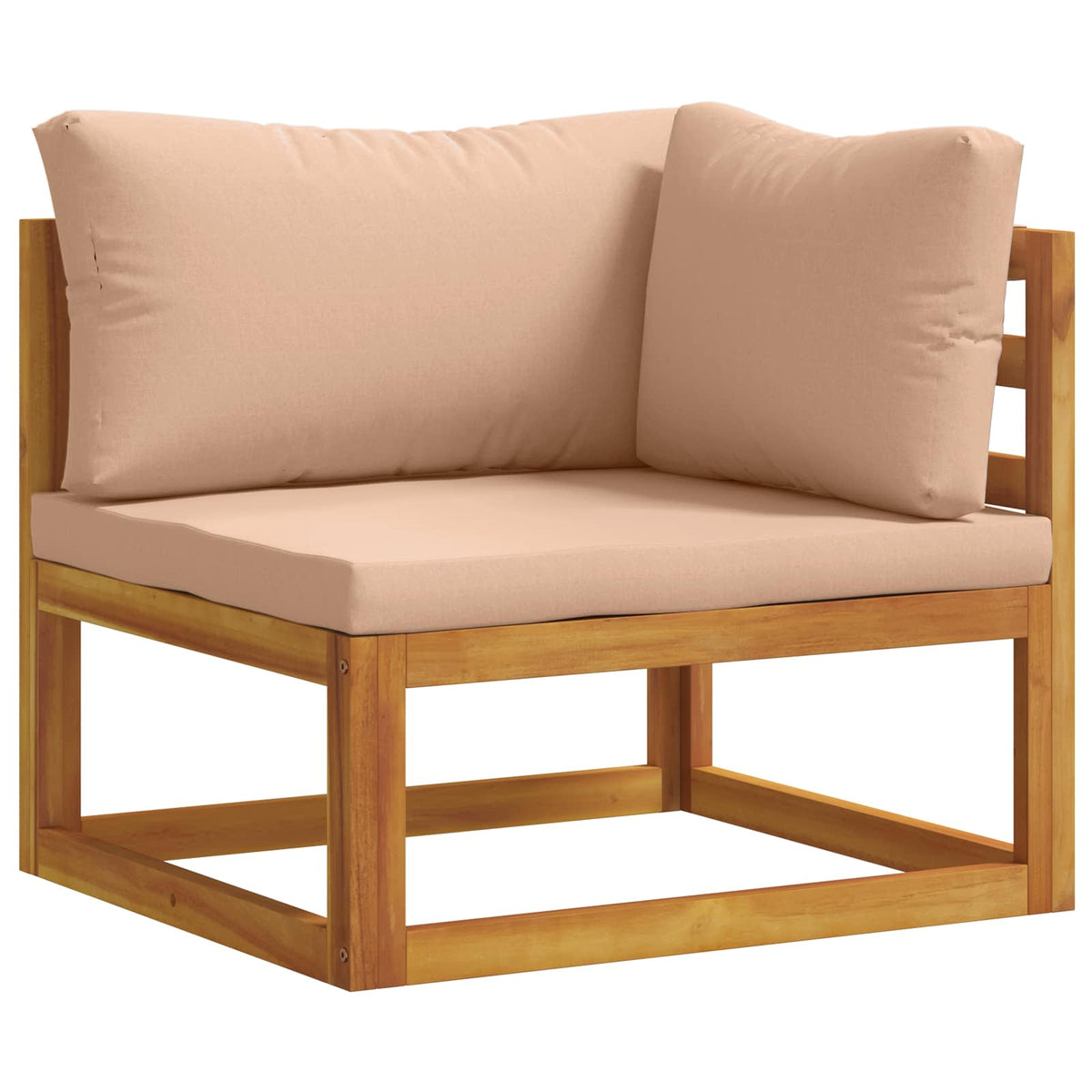 Set di divani 7 pz Naturale Legno di Acacia Massello | homemem39