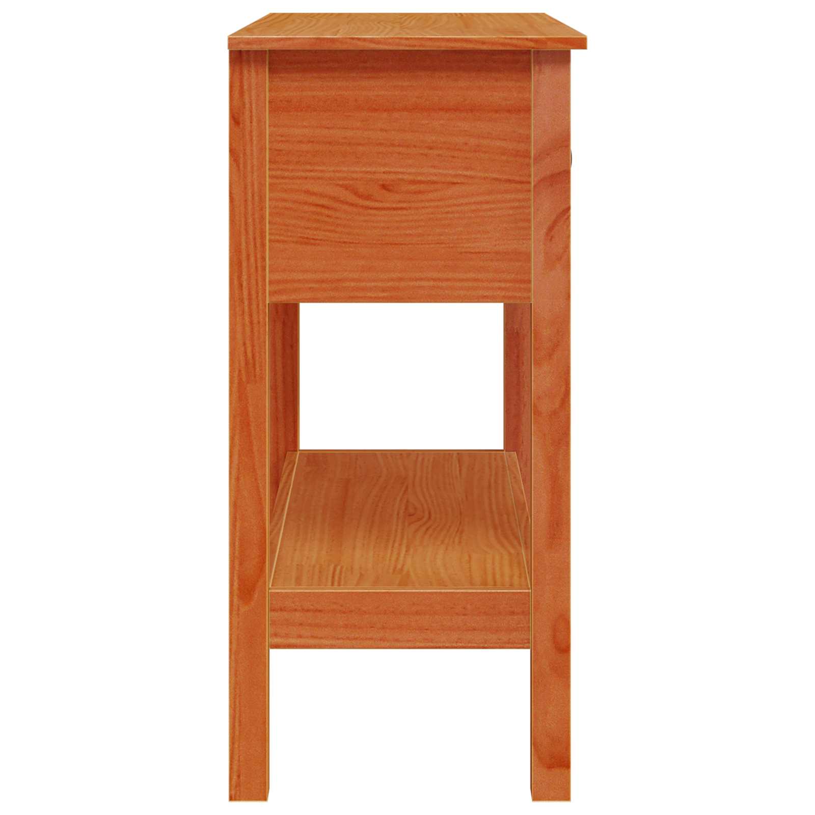 Tavolo consolle con cassetto Marrone cerato 75 x 35 x 75 cm | homemem39