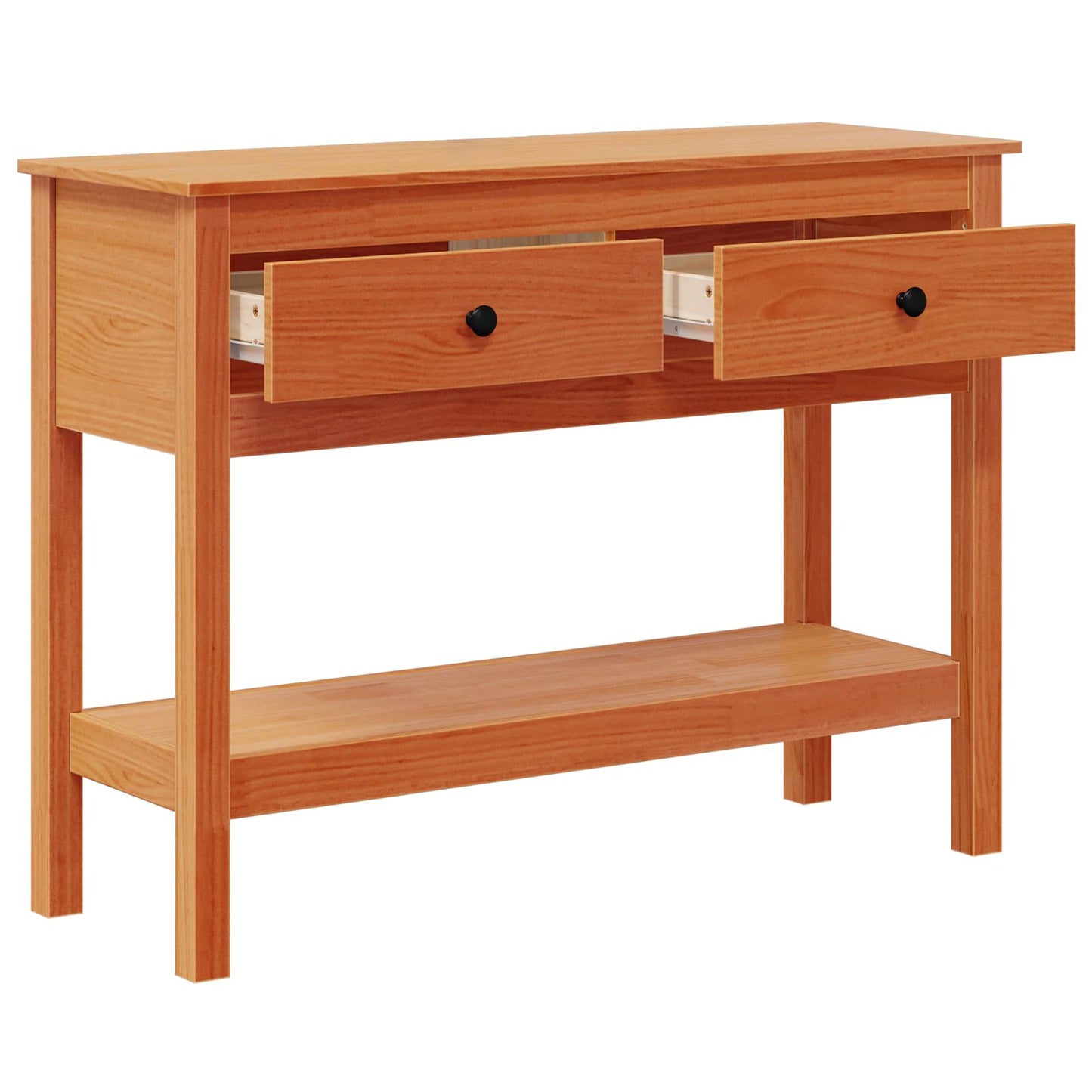 Tavolo consolle con cassetto Marrone cerato 100 x 35 x 75 cm | homemem39