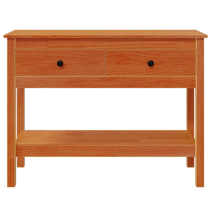 Tavolo consolle con cassetto Marrone cerato 100 x 35 x 75 cm | homemem39