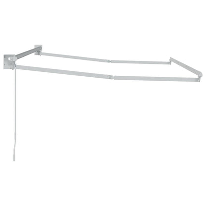 Telaio per tende da sole retrattile manuale Bianco 3,5 x 2 m | homemem39