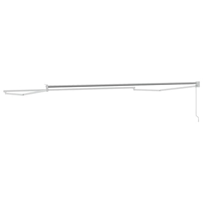 Telaio per tende da sole retrattile manuale Bianco 4 x 2 m | homemem39