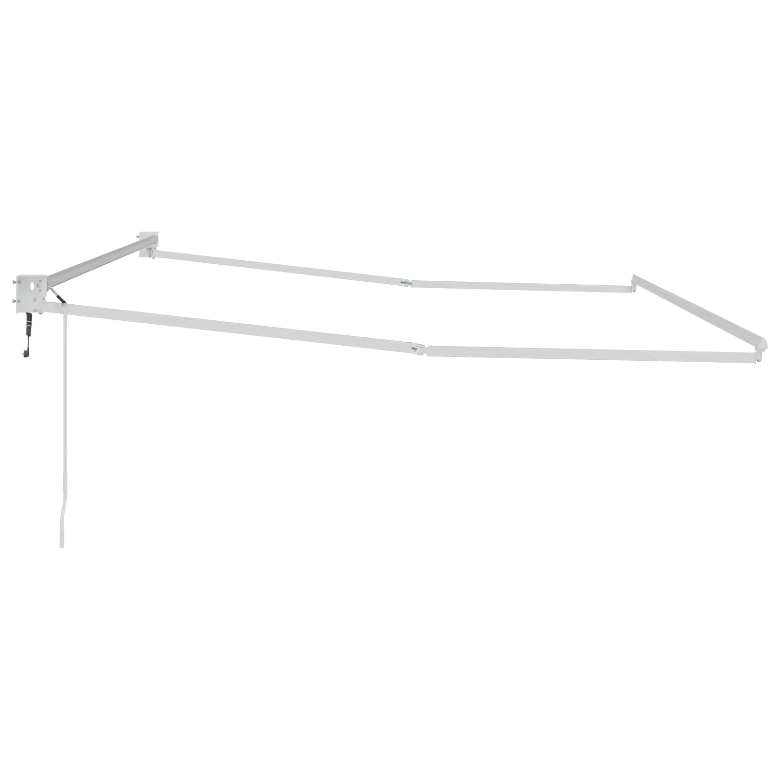 Struttura della tenda elettrica retrattile Bianco 4 x 2 m | homemem39