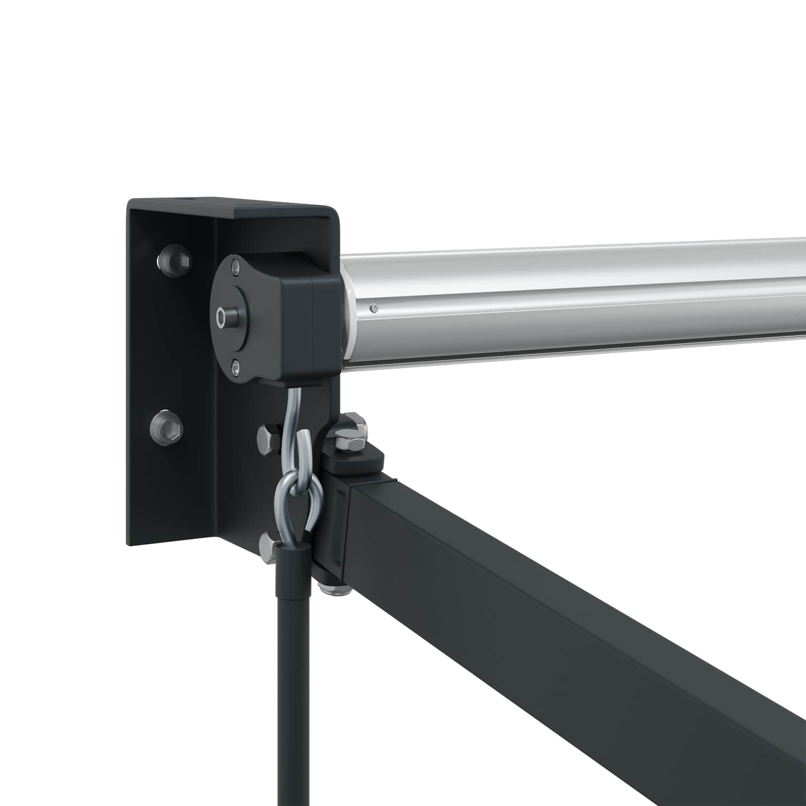 Telaio per tende da sole retrattile manuale Antracite 3 x 2 m | homemem39