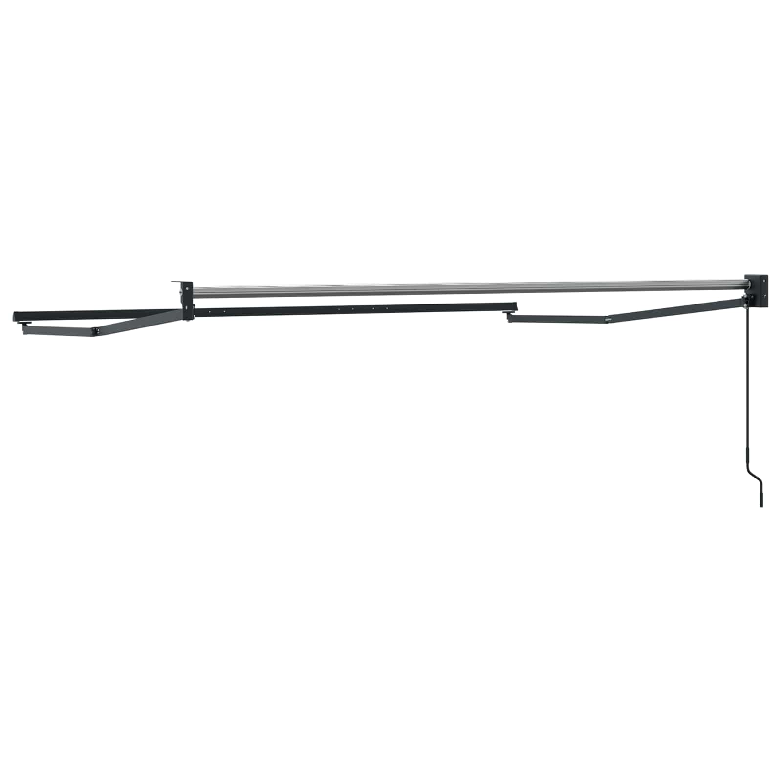 Telaio per tende da sole retrattile manuale Antracite 3 x 2 m | homemem39