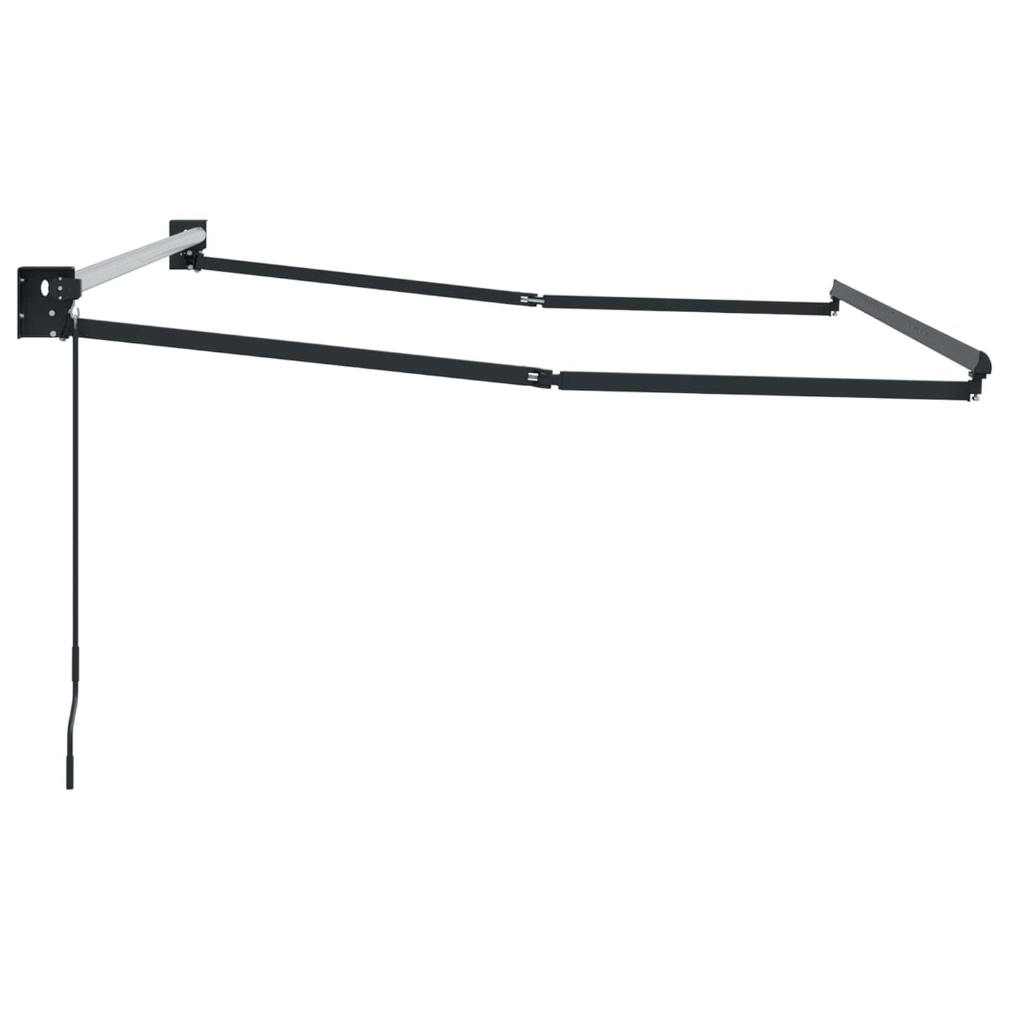 Telaio per tende da sole retrattile manuale Antracite 3 x 2 m | homemem39