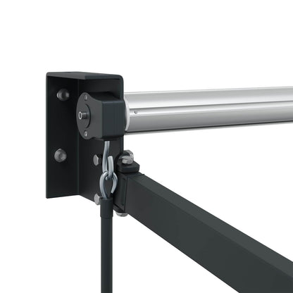 Telaio per tende da sole retrattile manuale Antracite 3,5 x 2 m | homemem39