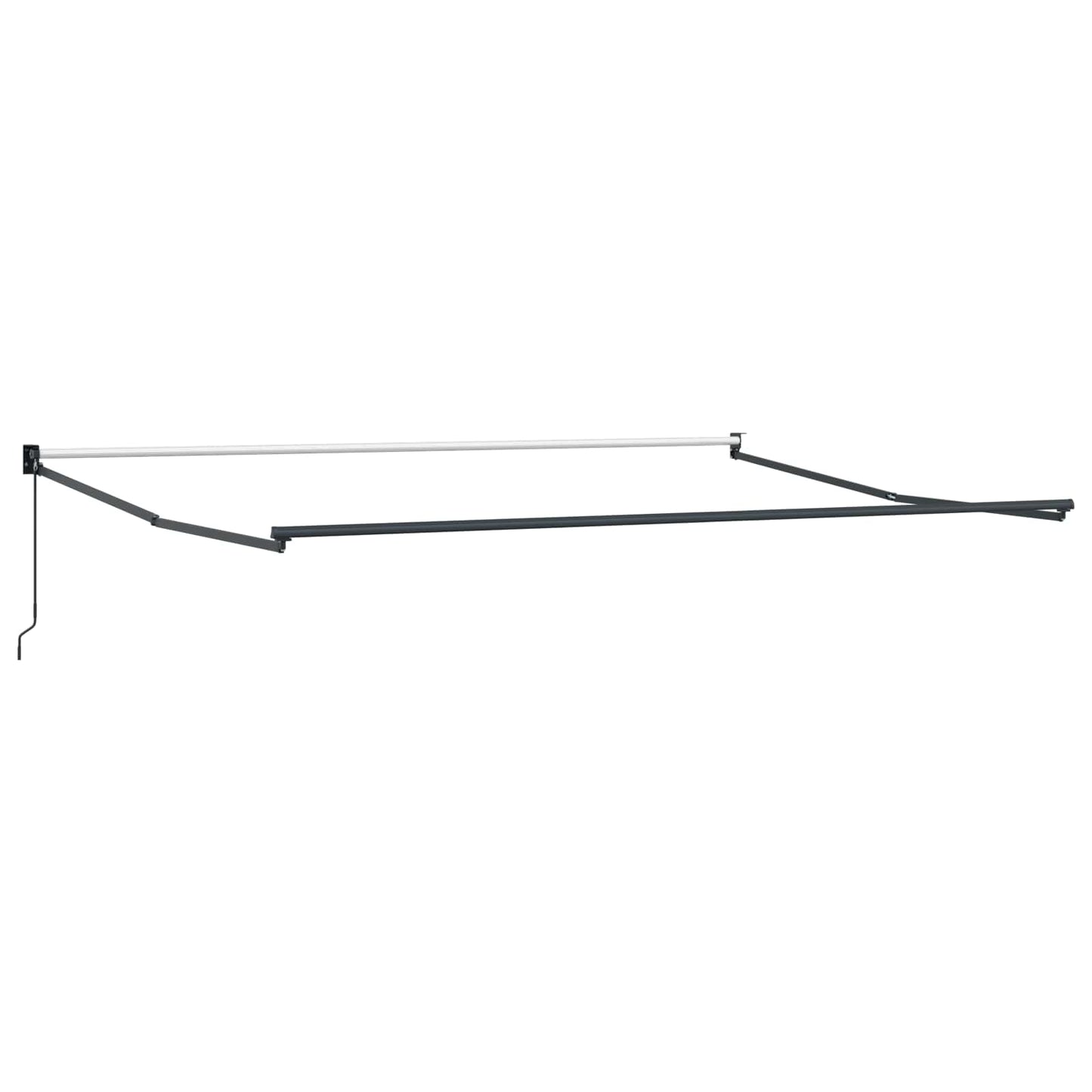Telaio per tende da sole retrattile manuale Antracite 4 x 2 m | homemem39