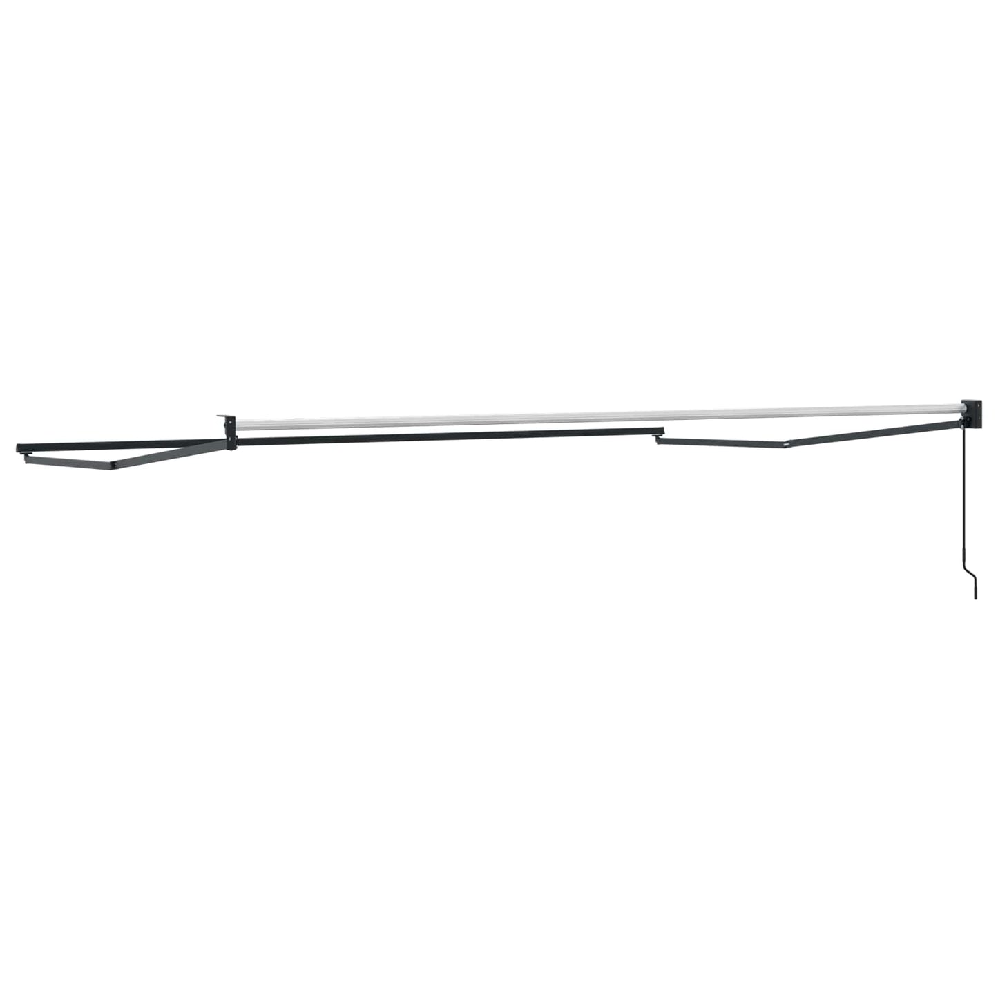 Telaio per tende da sole retrattile manuale Antracite 4 x 2 m | homemem39