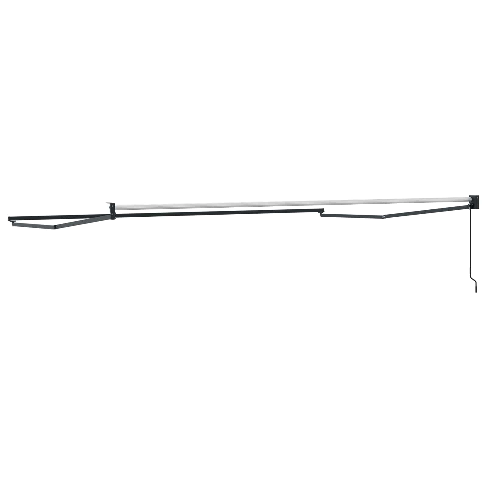 Telaio per tende da sole retrattile manuale Antracite 4 x 2 m | homemem39