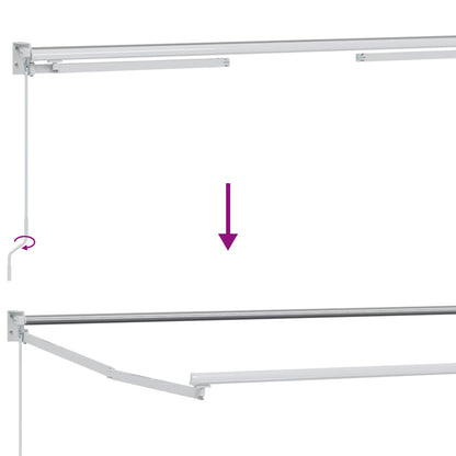 Struttura della tenda elettrica retrattile Bianco 2,5 x 2 m | homemem39