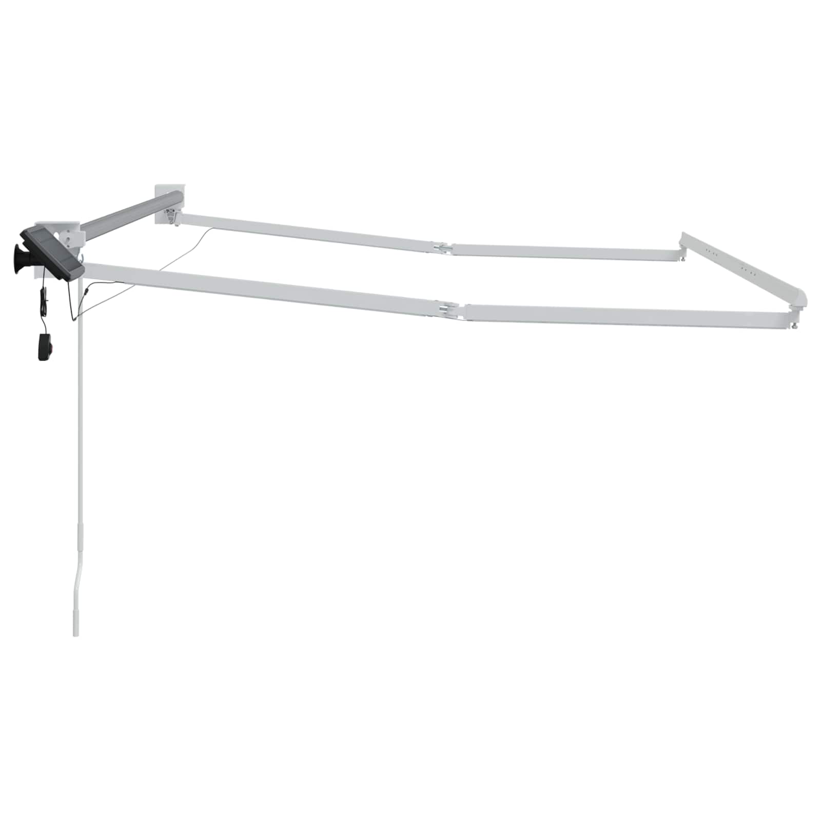 Struttura della tenda elettrica retrattile Bianco 2,5 x 2 m | homemem39