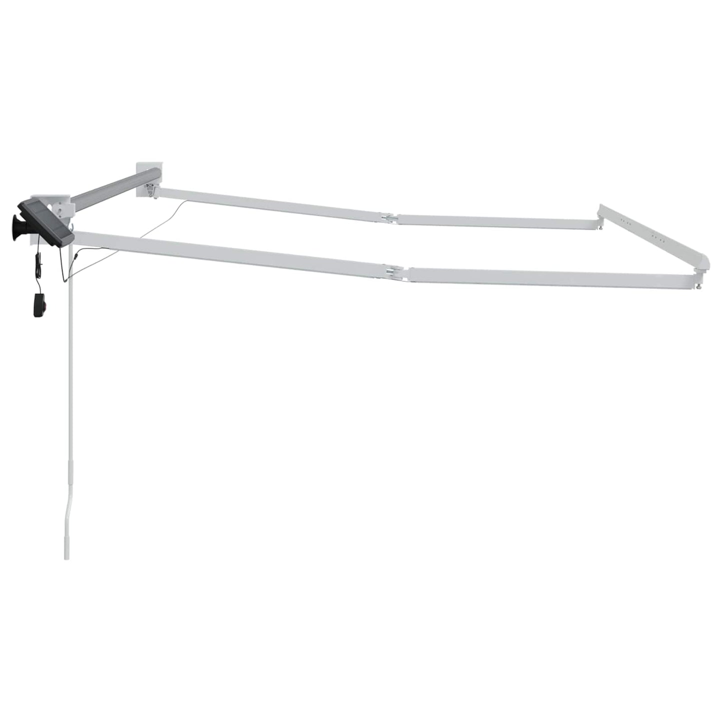 Struttura della tenda elettrica retrattile Bianco 3,5 x 2 m | homemem39