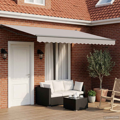 Struttura della tenda elettrica retrattile Antracite 4,5 × 3 m | homemem39