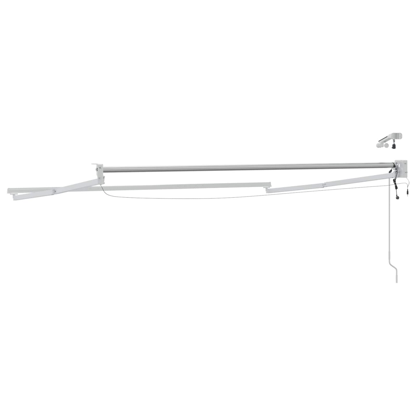 Struttura della tenda elettrica retrattile Bianco 3 x 2 m | homemem39