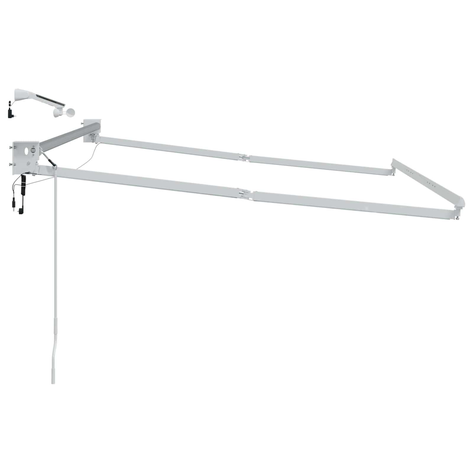 Struttura della tenda elettrica retrattile Bianco 3 x 2,5 m | homemem39